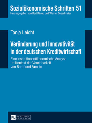cover image of Veraenderung und Innovativitaet in der deutschen Kreditwirtschaft